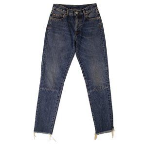 UNRAVEL PROJECT Blue Five Pocket Design Jeans Pants Size 26 $580
